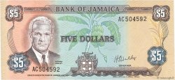 5 Dollars JAMAICA  1976 P.61b