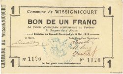1 Franc FRANCE regionalism and miscellaneous  1915 JP.02-2469