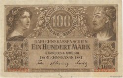 100 Mark ALEMANIA Kowno 1918 P.R133