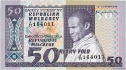 50 Francs - 10 Ariary MADAGASKAR  1974 P.062a ST
