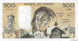 500 Francs PASCAL FRANKREICH  1989 F.71.40