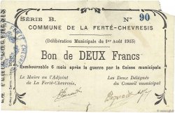 2 Francs FRANCE régionalisme et divers  1915 JP.02-0821 TTB