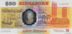 50 Dollars SINGAPORE  1990 P.30 FDC
