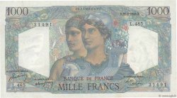 1000 Francs MINERVE ET HERCULE FRANCE  1948 F.41.23 AU