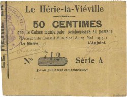 50 Centimes FRANCE regionalism and miscellaneous  1915 JP.02-1165