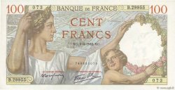 100 Francs SULLY FRANCIA  1942 F.26.69