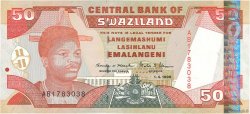50 Emalangeni SWAZILAND  1998 P.26b q.FDC