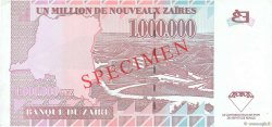 1000000 Nouveaux Zaïres Spécimen ZAÏRE  1996 P.79s pr.NEUF
