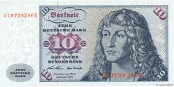 10 Deutsche Mark ALLEMAGNE FÉDÉRALE  1970 P.31a