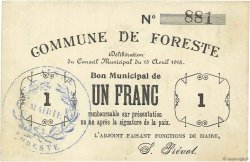 1 Franc FRANCE régionalisme et divers  1915 JP.02-0978