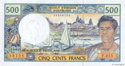 500 Francs FRENCH PACIFIC TERRITORIES  1992 P.01f ST