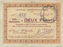 2 Francs FRANCE régionalisme et divers  1915 JP.02-0749 TTB