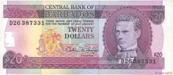 20 Dollars BARBADE  1993 P.44