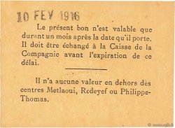 50 Centimes TUNISIA  1916 P.-- UNC