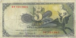 5 Deutsche Mark GERMAN FEDERAL REPUBLIC  1948 P.13e MB
