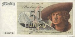50 Deutsche Mark GERMAN FEDERAL REPUBLIC  1948 P.14a XF