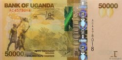 50000 Shillings UGANDA  2010 P.54a FDC