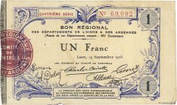 1 Franc FRANCE régionalisme et divers  1915 JP.02-1302 TTB+