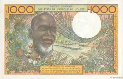 1000 Francs WEST AFRICAN STATES  1977 P.103Al UNC-