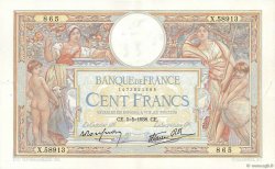 100 Francs LUC OLIVIER MERSON type modifié FRANCIA  1938 F.25.17 EBC