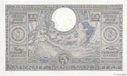 100 Francs - 20 Belgas BELGIEN  1943 P.112 fST+