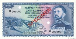 50 Dollars Spécimen ETIOPIA  1961 P.22s