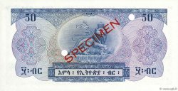 50 Dollars Spécimen ETIOPIA  1961 P.22s FDC