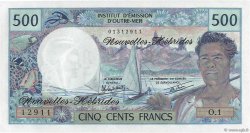500 Francs NUEVAS HÉBRIDAS  1980 P.19c