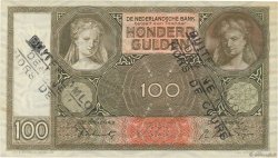 100 Gulden NIEDERLANDE  1942 P.051c fVZ