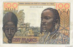 100 Francs WEST AFRIKANISCHE STAATEN  1961 P.101Ab