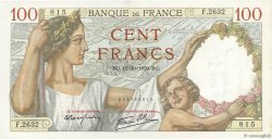 100 Francs SULLY FRANKREICH  1939 F.26.10 fST+