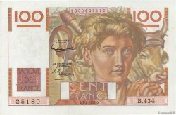 100 Francs JEUNE PAYSAN FRANCE  1952 F.28.31