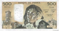 500 Francs PASCAL FRANCE  1981 F.71.25 AU