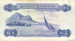 5 Rupees ÎLE MAURICE  1967 P.30a TTB