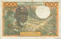 1000 Francs ESTADOS DEL OESTE AFRICANO  1973 P.103Aj MBC
