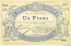 1 Franc Non émis FRANCE régionalisme et divers Lille 1870 JER.59.40A SPL