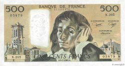 500 Francs PASCAL FRANKREICH  1984 F.71.31 fST+