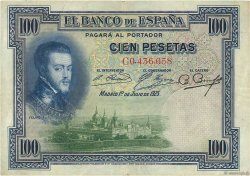 100 Pesetas SPANIEN  1925 P.069a SS