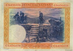 100 Pesetas SPAIN  1925 P.069a VF