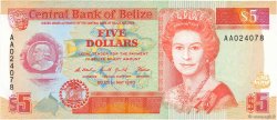 5 Dollars BELIZE  1990 P.53a NEUF