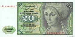 20 Deutsche Mark GERMAN FEDERAL REPUBLIC  1980 P.32d
