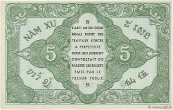 5 Cents INDOCINA FRANCESE  1942 P.088a AU+