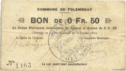 50 Centimes FRANCE regionalism and miscellaneous  1915 JP.02-0914