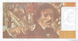 100 Francs DELACROIX imprimé en continu FRANCE  1991 F.69bis.03b2 pr.NEUF