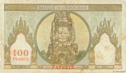 100 Francs TAHITI  1961 P.14d TB