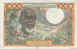 1000 Francs ESTADOS DEL OESTE AFRICANO  1961 P.103Ab MBC