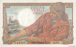 20 Francs PÊCHEUR FRANKREICH  1943 F.13.06