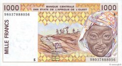 1000 Francs STATI AMERICANI AFRICANI  1998 P.911Sb FDC