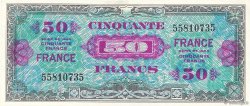 50 Francs FRANCE FRANKREICH  1945 VF.24.01 fST+