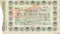 2 Francs FRANCE regionalismo y varios  1914 JP.02-0791 MBC